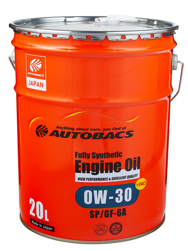 Моторное масло AUTOBACS ENGINE OIL FS 0W30 SP/GF-6A 20 л. JAP A00032235