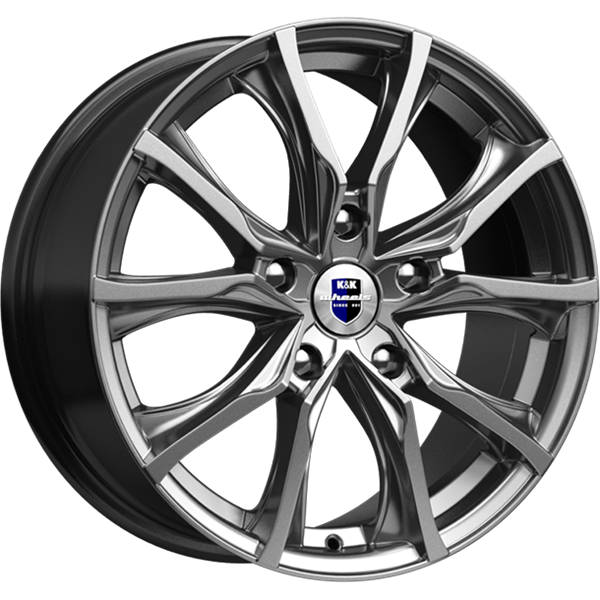 K&amp;K Твист 7,5x17 5*114,3 Et:40 Dia:66,1 Дарк платинум