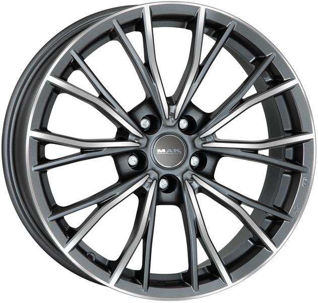 MAK Mark 8x18 5*112 Et:30 Dia:66,6 Gunmetal Mirror Face