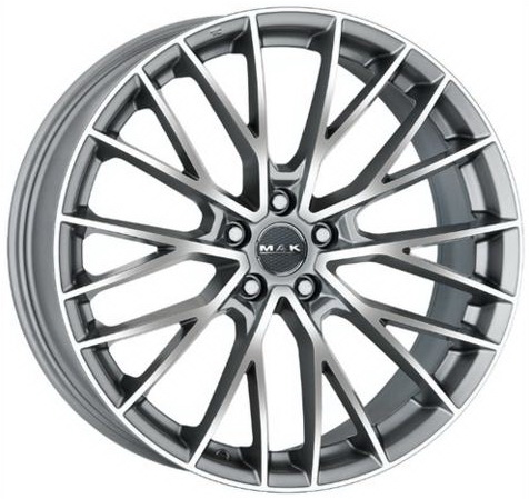 MAK Speciale-D 10x21 5*112 Et:42 Dia:66,6 Graphite Mirror Face