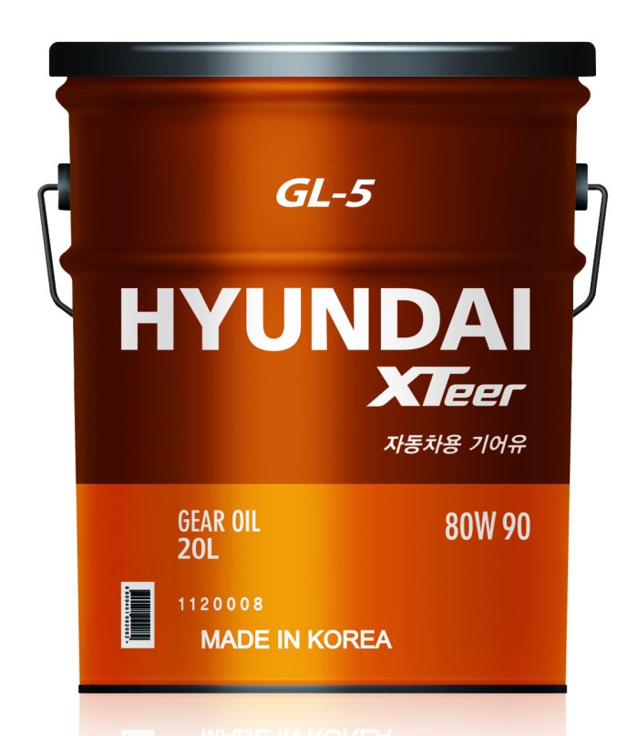 Трансмиссионное масло Hyundai XTeer Gear Oil -5 80W90 GL-5 20 л