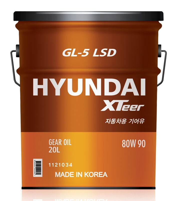 Трансмиссионное масло Hyundai XTeer Gear Oil -5 80W90 LSD 20 л
