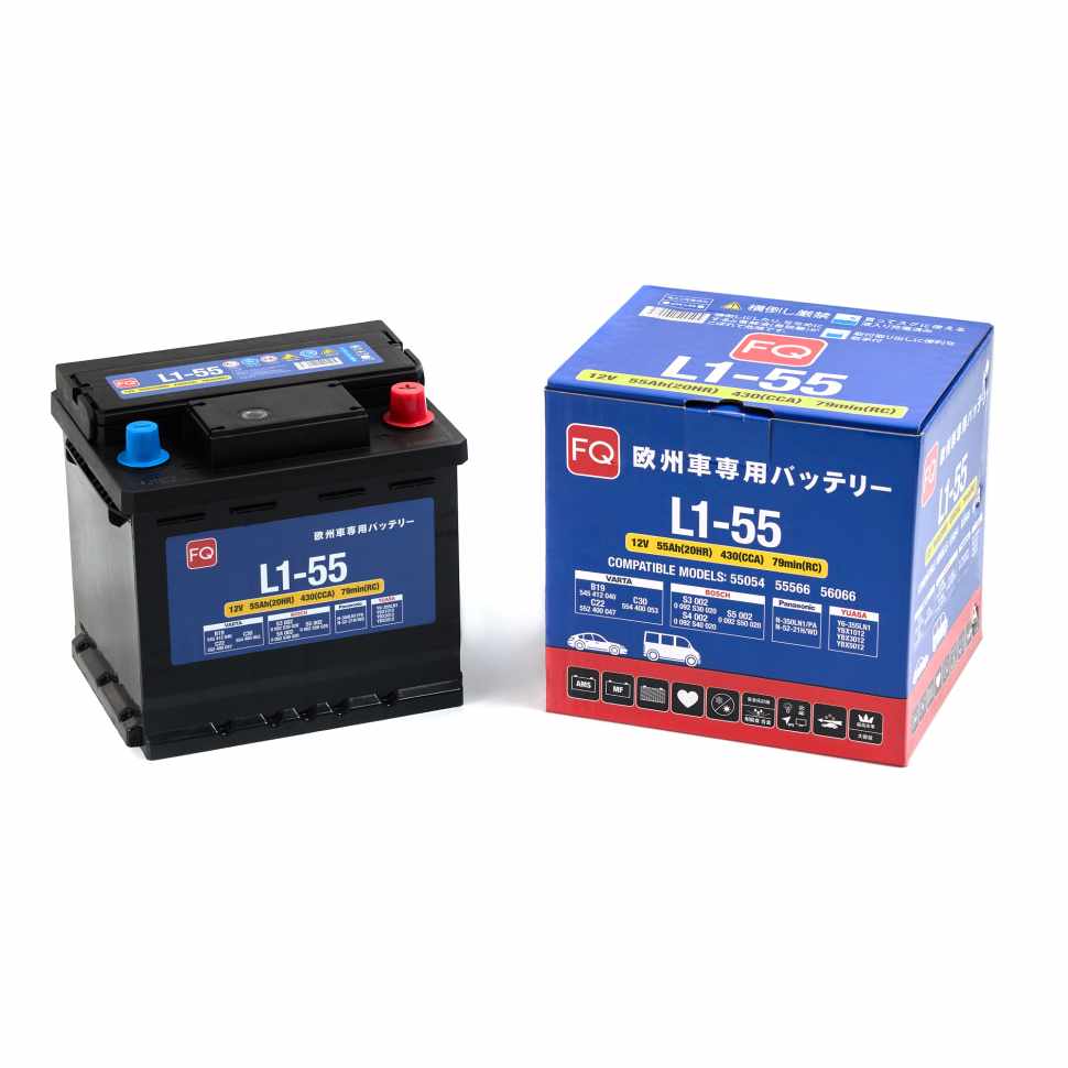 АКБ FQ DIN EURO L1-55 55Ah/430A 207x175x190/190 мм  L155