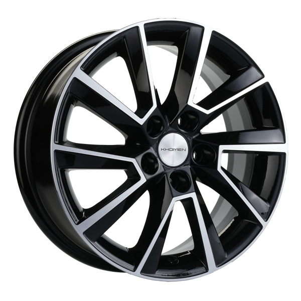 Khomen 1604 6x16 5*100 Et:40 Dia:54,1 BLACK-FP