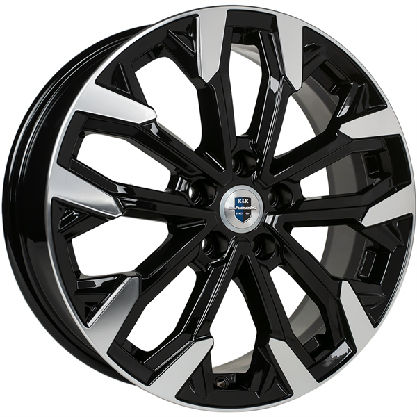 K&K Морейн 6,5x17 5*114,3 Et:35 Dia:67,1 алмаз чёрный