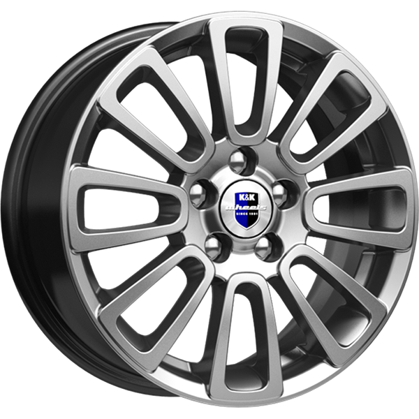 K&amp;K Неман 6x15 4*100 Et:46 Dia:54,1 дарк платинум