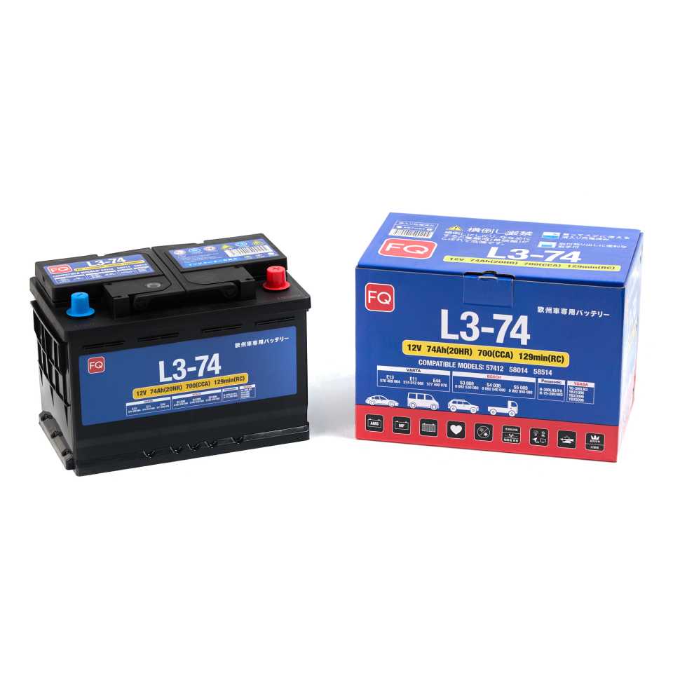 АКБ FQ DIN EURO L3-74 74Ah/700A 278x175x190/190 мм 