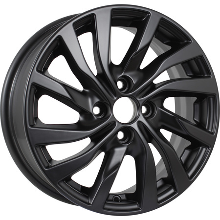KDW KD1546 6x15 4*100 Et:50 Dia:60,1 Matt_Black_Painted