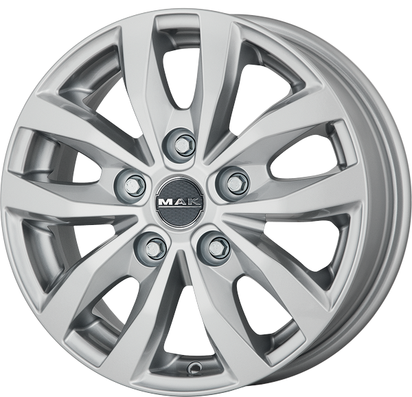 MAK Load 5 6,5x16 5*160 Et:60 Dia:65,1 Silver