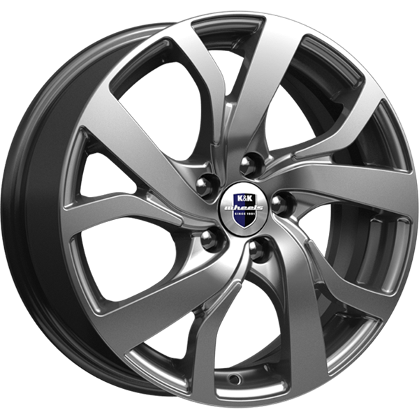 K&amp;K Палермо 6,5x16 5*105 Et:38 Dia:56,6 Дарк платинум