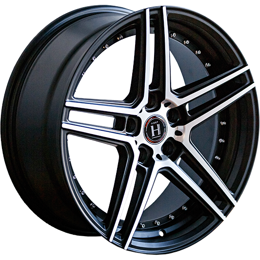 HARP Y-22 10x20 5*112 Et:40 Dia:72,6 satin-black__machined-face