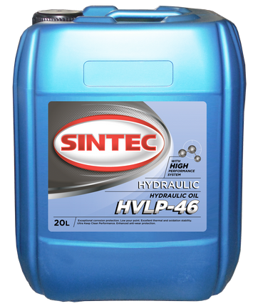 Гидравлическое Масло Sintec HVLP 46 20л