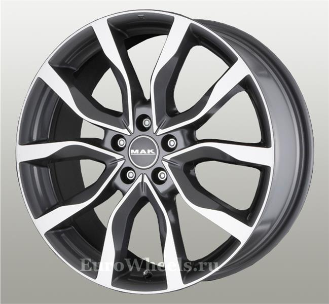 MAK KOLN 9,5x21 5*114,3 Et:50 Dia:76,1 Gun Metallic-Mirror Face