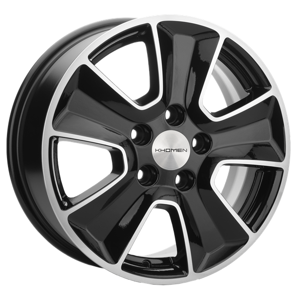 Khomen 1601 6,5x16 5*114,3 Et:46 Dia:67,1 Black-FP