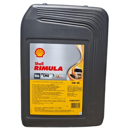 Моторное масло Shell Rimula R6 LME 5W-30 20 л 550043092 / 550073271 Европа