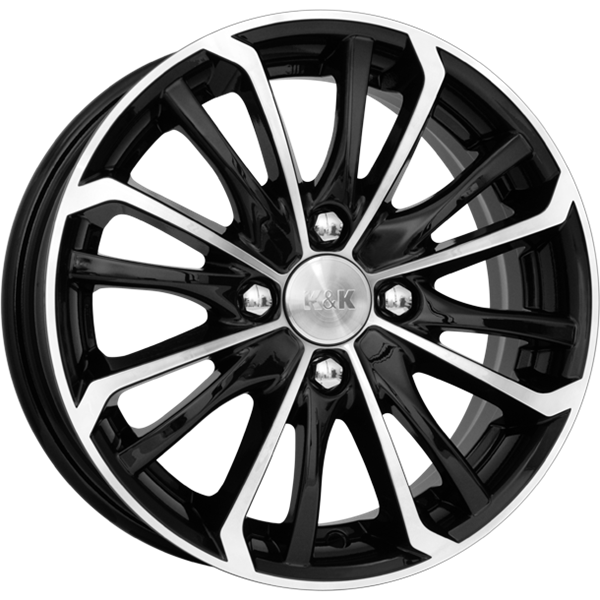 K&amp;K Римэкс 5,5x14 4*98 Et:35 Dia:58,6 АЛМАЗ ЧЕРНЫЙ