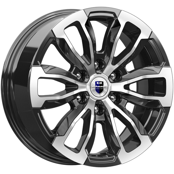 K&K Меконг (КС959) 7,5x18 6*139,7 Et:25 Dia:106,1 алмаз чёрный