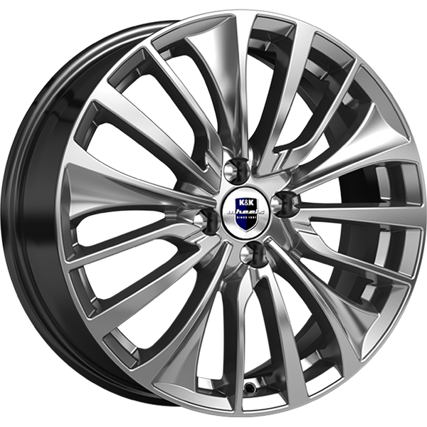 K&amp;K Flanker 6,5x17 4*100 Et:43 Dia:60,1 дарк платинум