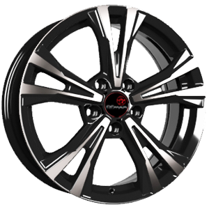 Remain R204 7x17 5*114,3 Et:50 Dia:67,1 алмаз черный