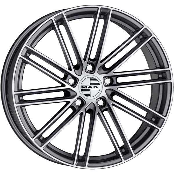 MAK Leipzig-D 10,5x20 5*130 Et:64 Dia:71,6 Gun Met-Mirror Face