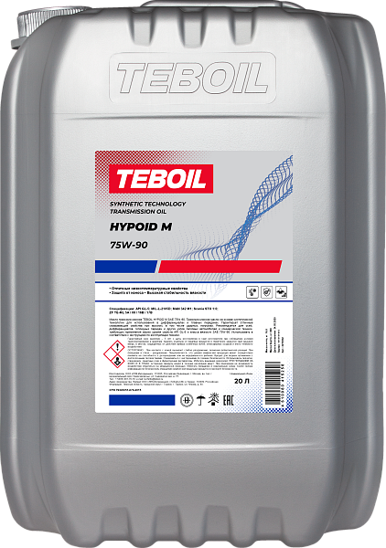 Трансмиссионное масло Teboil Hypoid M 75W-90 20л