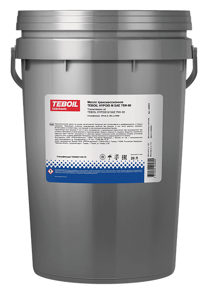 Трансмиссионное масло Teboil Hypoid M 75W-90 20л