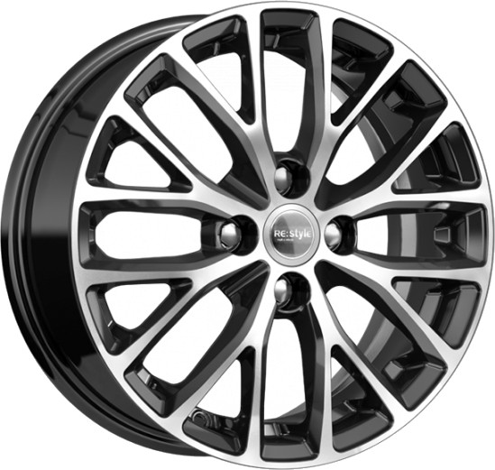 K&amp;K KC782 6x15 4*100 Et:46 Dia:54,1 алмаз черный