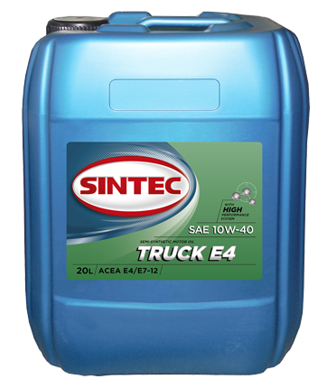 Моторное масло Sintec Truck E4/E7 10W-40 20 л
