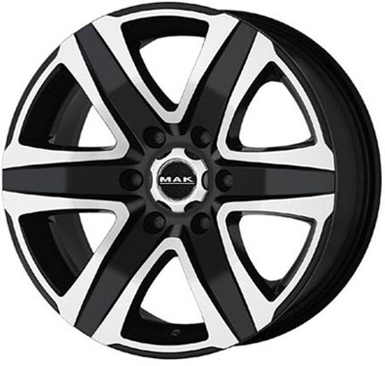 MAK STONE6 8x18 6*114,3 Et:30 Dia:66,1 Black Mirror