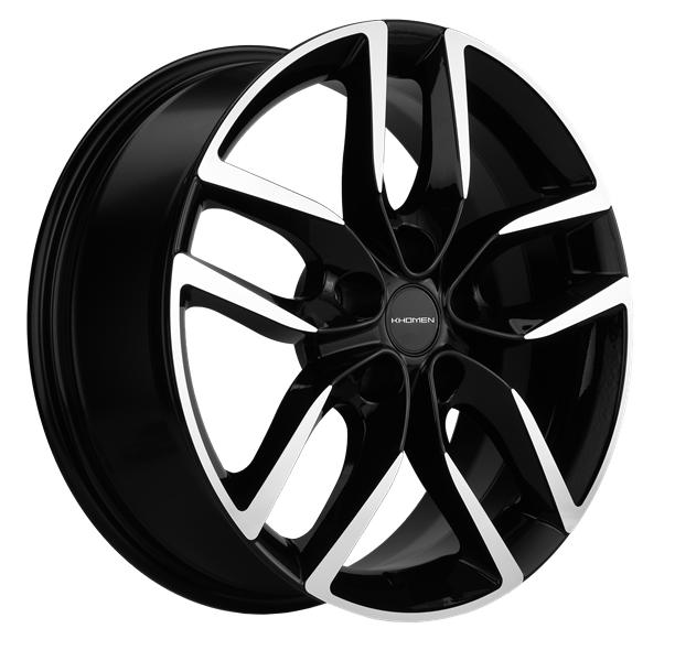 Khomen 1708 6,5x17 5*112 Et:38 Dia:57,1 Black-FP