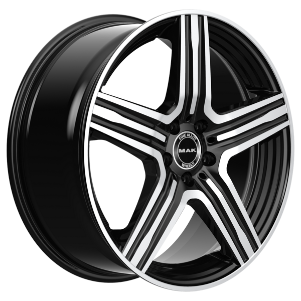 MAK Lewis 8x18 5*112 Et:40 Dia:66,6 Black Mirror
