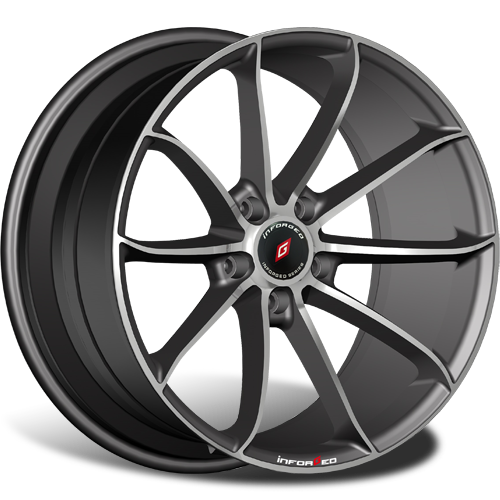 Inforged IFG 18 8x18 5*112 Et:30 Dia:66,6 Black Machined