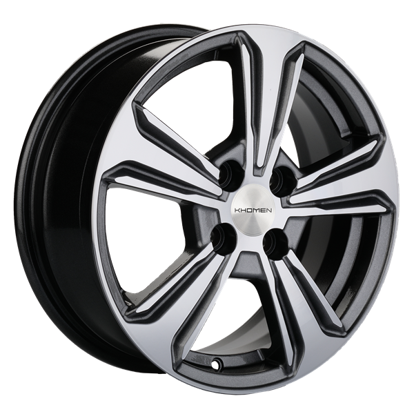 Khomen 1502 6x15 4*100 Et:46 Dia:54,1 G-SILVER-FP