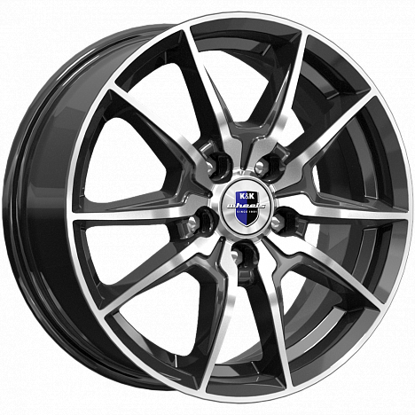 K&K Адамар 6,5x16 5*108 Et:40 Dia:67,1 Алмаз чёрный