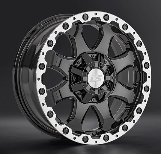LS wheels LS1375 8x17 6*139,7 Et:36 Dia:100,1 bkl