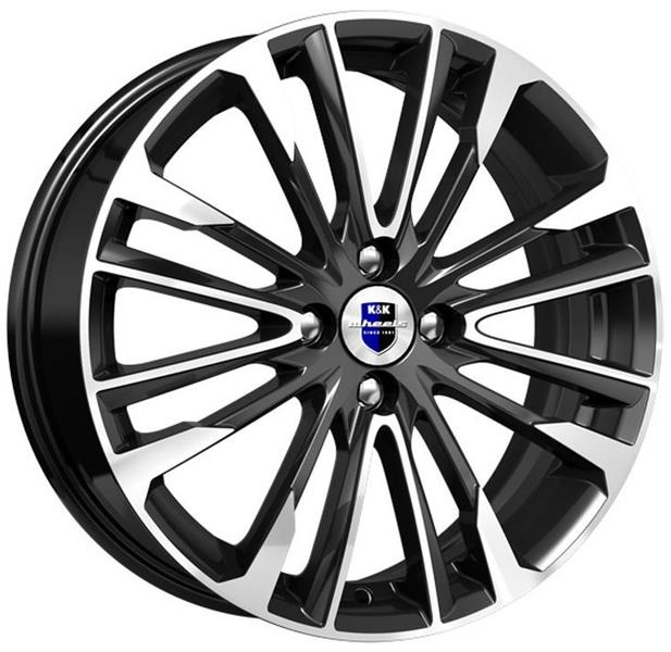 K&K Сильверстоун 6,5x17 4*100 Et:40 Dia:67,1 алмаз чёрный