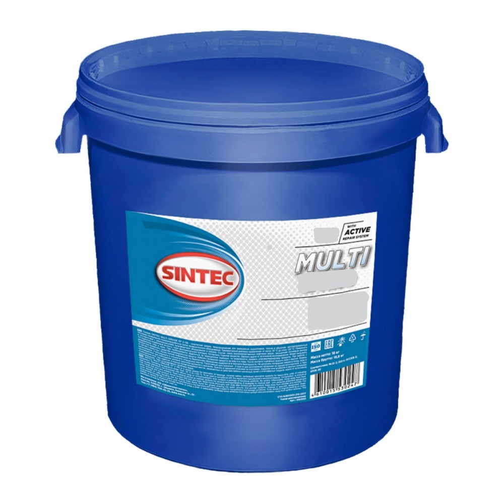 Смазка SINTEC MULTI COMPLEX GREASE EP 1-150 (от -30 до +160) 18 кг