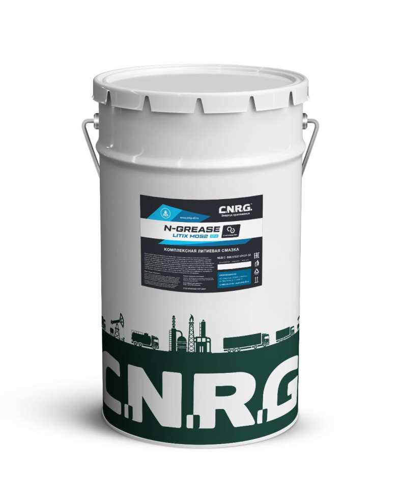 Смазка CNRG N-Grease Litix MOS2 EP2 (от -30 до +160) 18 кг 