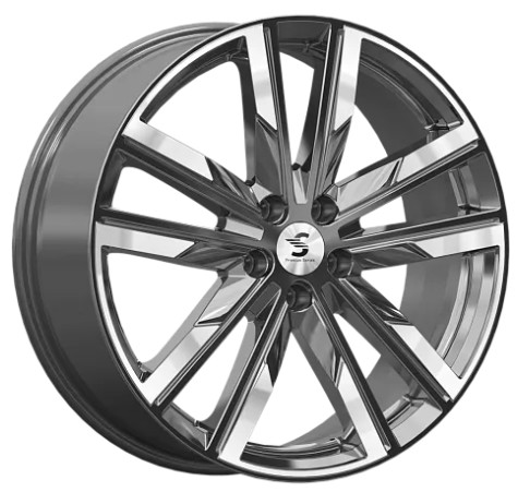 Premium Series КР014 8x20 5*112 Et:27 Dia:66,6 Diamond gloss graphite 