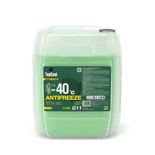 Антифриз TopCool Antifreeze S -40 C 10 л. (зеленый) G11