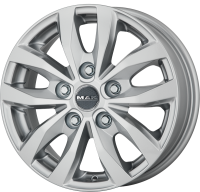 MAK Load 5 7x17 5*118 Et:68 Dia:71,1 Silver 