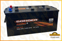 АКБ Sonder Standart+ 225Ah 1300А + слева 518x276x242 17.001.1001 