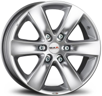 MAK Sierra 7x16 6*114,3 Et:30 Dia:66,1 Hyper Silver 