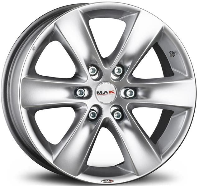 MAK Sierra 7x16 6*114,3 Et:30 Dia:66,1 Hyper Silver