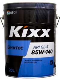 Трансмиссионное масло Kixx Geartec GL-5 85W-140 20 л 