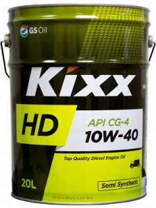 Моторное масло Kixx HD CG-4 10W-40 20 л