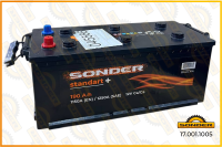 АКБ Sonder Standart+ 190Ah 1150А + справа 510x218x225 D5 (борт) 17.001.1005 