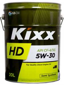 Моторное масло KIXX HD CF-4 5W-30(E) CF-4/SG 20 л