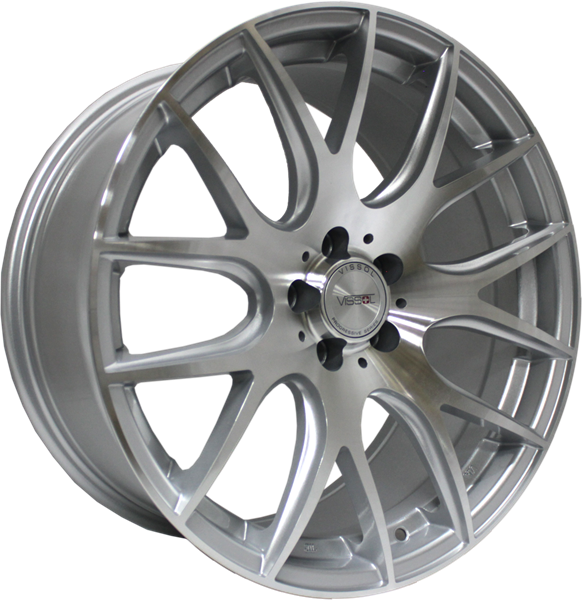 VISSOL V-001 9,5x18 5*100 Et:35 Dia:57,1 silver-cut