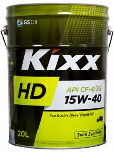Моторное масло KIXX HD CF-4 15W-40(E) CF-4/SG 20 л